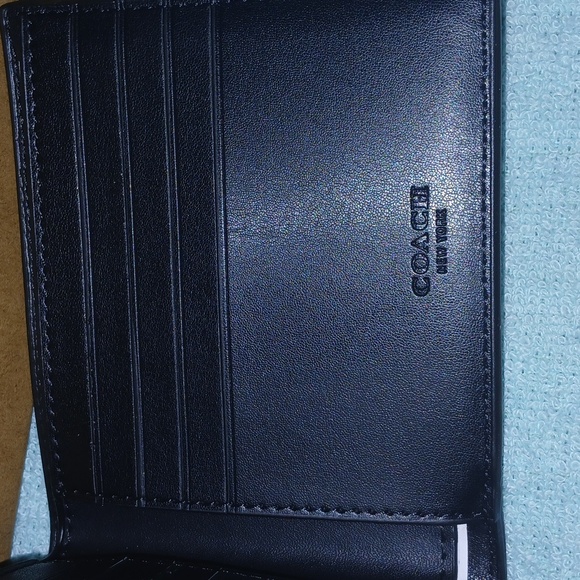 Coach Wolf Wallet Leather Keychain Set - Picture 10 of 13